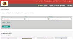 Desktop Screenshot of catalogodasartes.com.br
