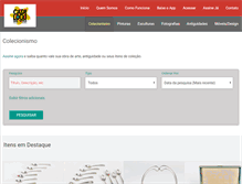 Tablet Screenshot of catalogodasartes.com.br